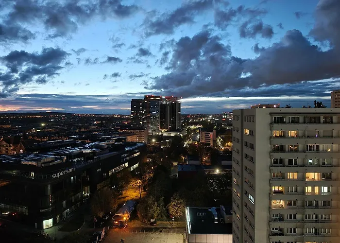 Korfantego 18th Floor Skyline View By Bookinghost קטוביץ